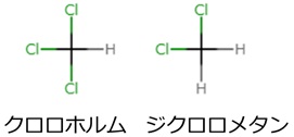 クロロホルム、ジクロロメタン