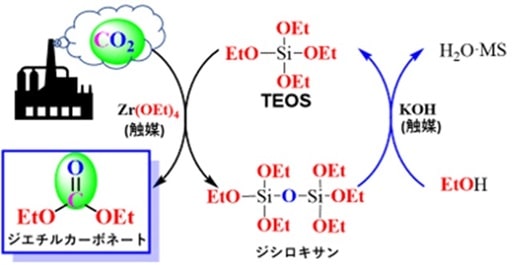 CO2からジエチルカーボネート