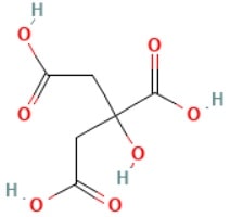 クエン酸の化学式