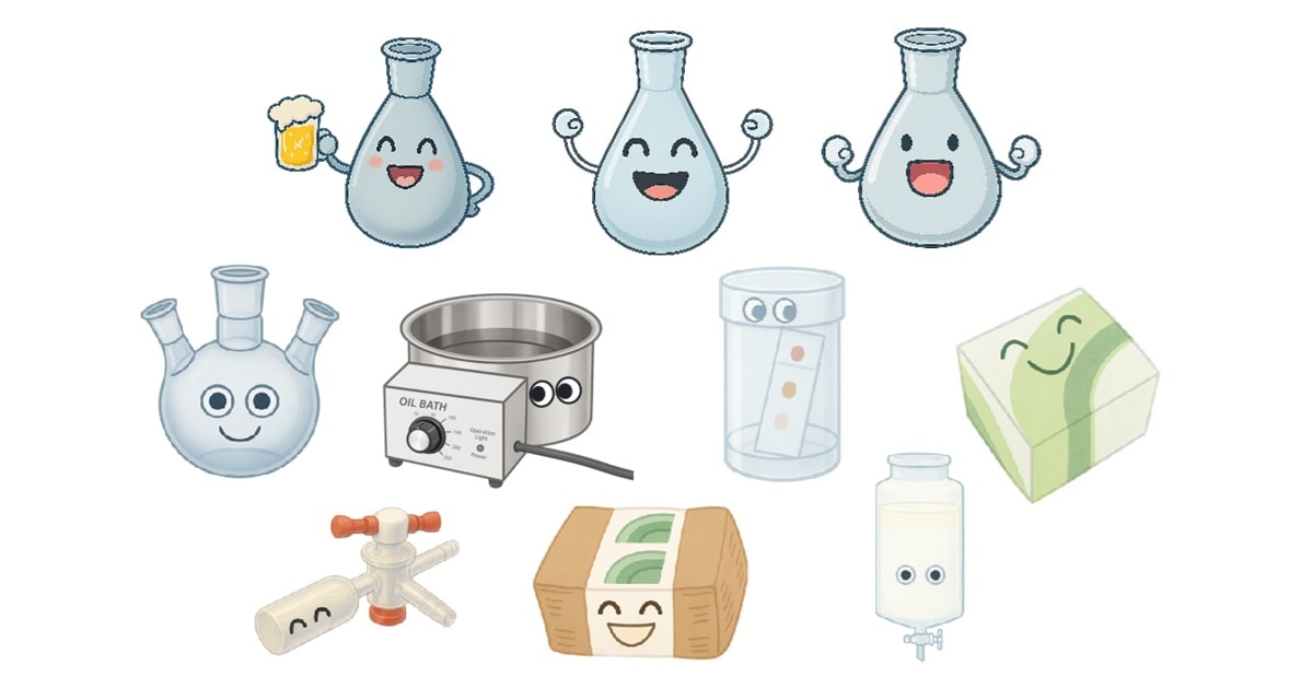 実験器具LINEスタンプ